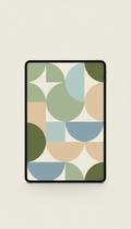 Digital gift card on tablet